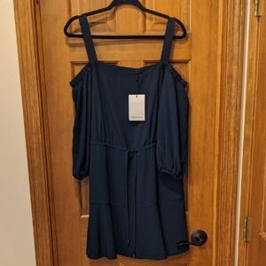 Rodeo Show Elegant Navy Blue sort mini Dress Formal cocktail 8